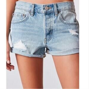 Urban Outfitters BDG Montrose 5 Button Distressed Jean Shorts